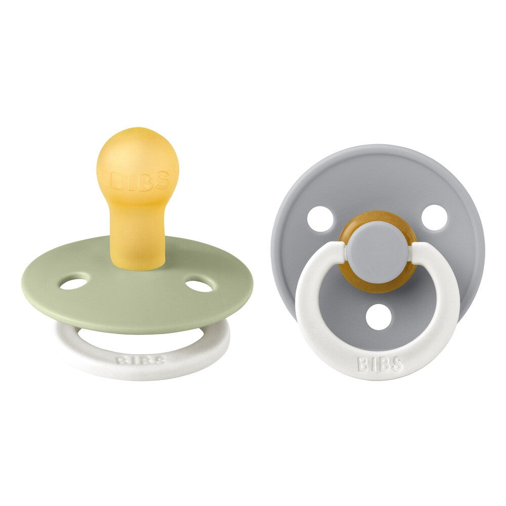 Bibs - Speen GLOW maat 1 | 2 pack Sage/Cloud