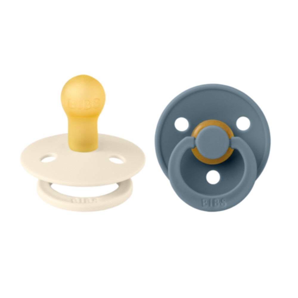 Bibs - Speen maat 1 | 2 pack Ivory/Petrol