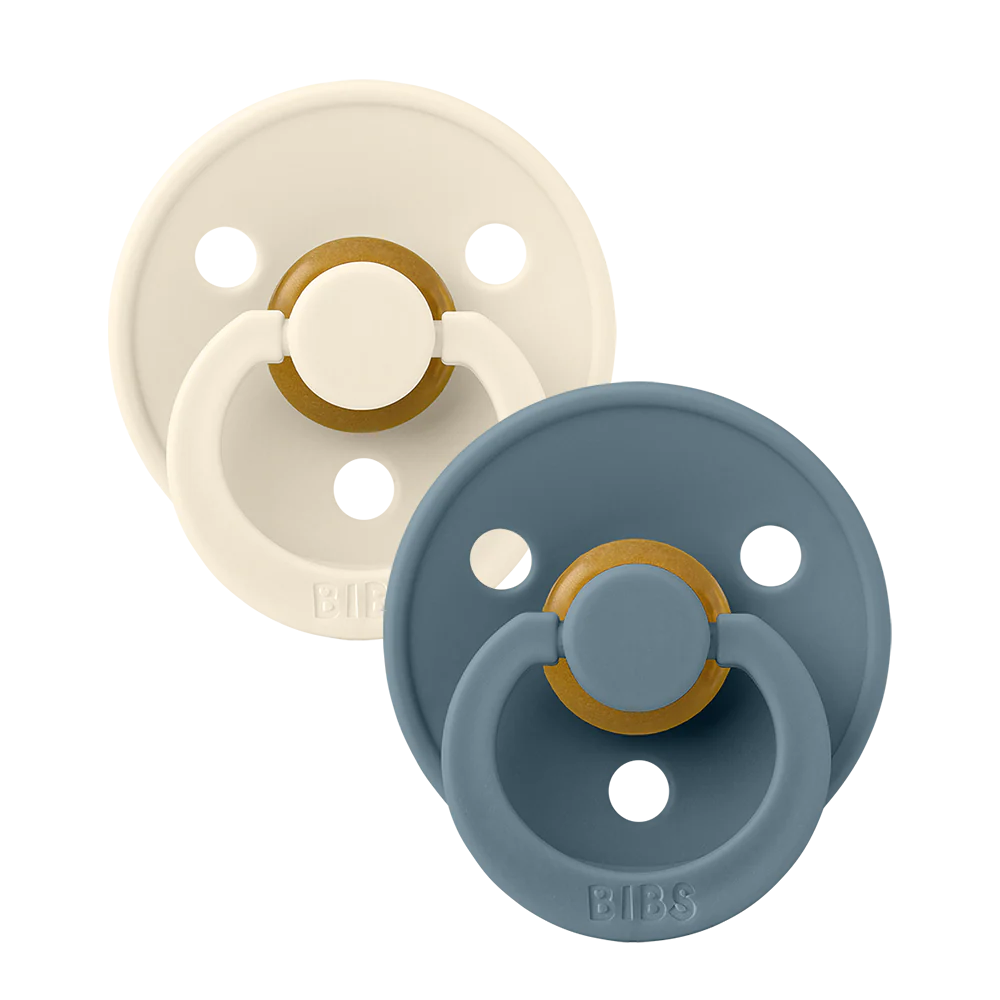 Bibs - Speen maat 1 | 2 pack Ivory/Petrol